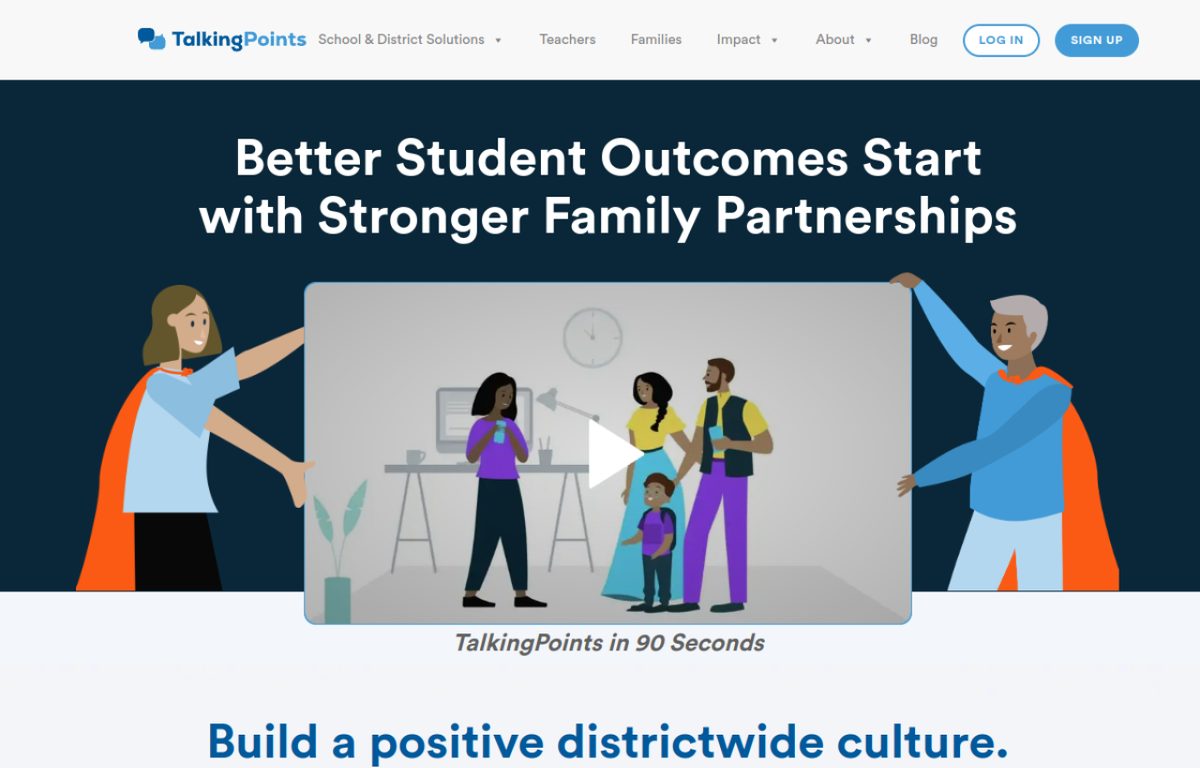 talkingpts.org website